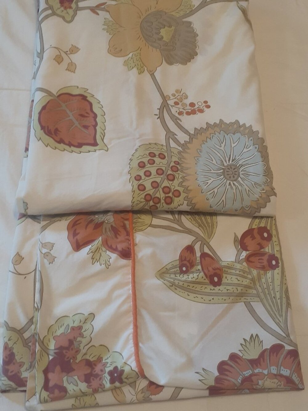 Retro Floral Groovy Flat Sheet Large Twin